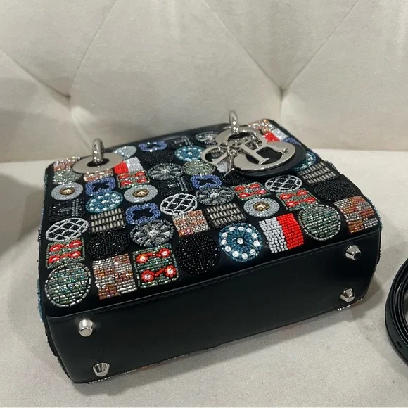 🔥🔥Christian Dior Beaded Lady Dior Bag - Picture 5 of 8